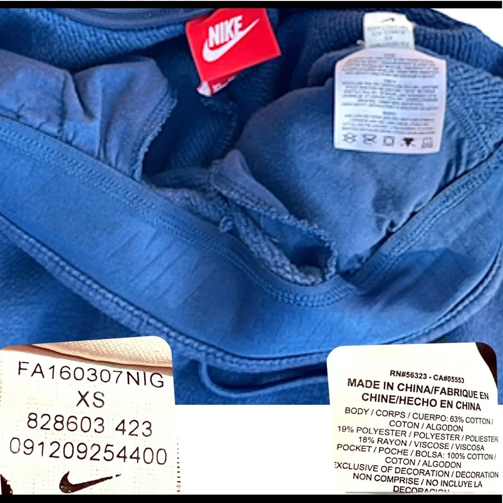 Nike Blue Joggers - Picture 12 of 15